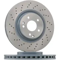 FEBI BILSTEIN Bromsskiva 26107 fram, ventilerad, perforerad, 1 Stycke