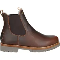 Panama jack Chelsea boots 'Grass' kastanjebrun / mörkbrun / guld