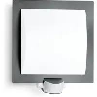 Steinel L 20 S 035693 Utomhusväggbelysning med rörelsedetektor Lågenergilampa, LED E27 60 W Antracit