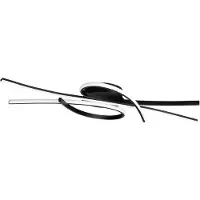 FISCHER&HONSEL GMBH LED taklampa Biba, dimbar, Svart, Vardagsrum / matsal, Metall, Modern, LED-taklampa