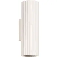 Sollux Vägglampa Karbon , dimbar, Creme / bärnsten, Vardagsrum / matsal, Aluminium / grå / zink, Modern, Vägglampa, vägglampa inomhus