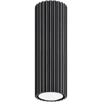 Sollux Taklampa Karbon , dimbar, Svart, Vardagsrum / matsal, Aluminium / grå / zink, Modern, Taklampa
