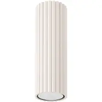 Sollux Taklampa Karbon , dimbar, Creme / bärnsten, Vardagsrum / matsal, Aluminium / grå / zink, Modern, Taklampa