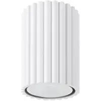Sollux Taklampa Karbon , dimbar, Vitt / opal, Vardagsrum / matsal, Aluminium / grå / zink, Modern, Taklampa