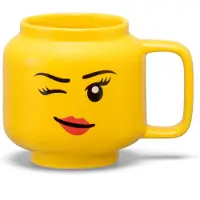 Euromic LEGO keramisk mugg, liten - Blinkande flicka