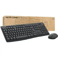 Logitech MK370 Combo trådlöst företagsheadset, grafit