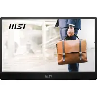 MSI Bärbar datorskärm - - 15,6" - FHD - 60Hz - IPS-panel - 4ms - PRO MP161 E2