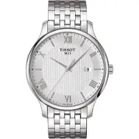 Tissot Tradition Gent Silverfärgad/Stål 42 mm