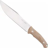 Viper Trail VT4066CN Stonewashed N690, Natural Canvas Micarta, fixed knife, Jens Ansø design