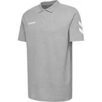 Hummel Go Cotton Piké - Grå Barn, storlek 116 cm