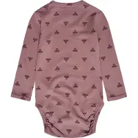 Hummel Body l/ä - HmlBambo - Twilight Mauve - - 3 år (98) - Body L/Ä