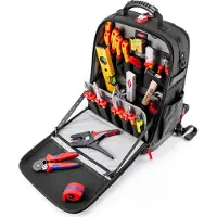 Knipex Modular X18 Elektro 00 21 50 E Elektriker Verktygsryggsäck utrustad (B x H x D) 340 x 530 x 210 mm