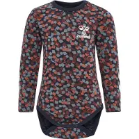Hummel Body l/ä - HmlConfetti - Black Iris - - 1 år (80) - Body L/Ä