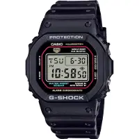 Casio Klocka - - DW-5600RL-1ER - Svart Plast - Vattentålig 20 bar - Digital