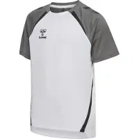 Hummel Tränings T-Shirt hmlLEAD 2.0 - Vit/Grå/Svart Barn, storlek 116 cm