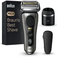Braun Series 9 Pro+ 9565cc Wet & Dry, Folierakapparat, Metallisk, Batteri, Litium-Ion (Li-Ion), 60 min, Låda