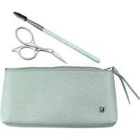 Zwilling Premium Augenbrauen Set inkl. Leder Etui in Mint Manikyrset 1 st