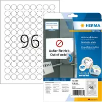 Herma Etikett Ø20mm avtagbara | 4386 | 2.400st