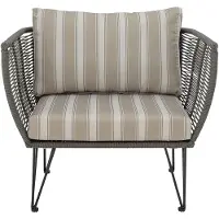 Bloomingville Mundo loungestol, grön, metall