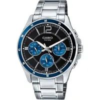 Casio Klocka - - MTP-1374D-2A - Multifunktion - 3 räknare - 5 ATM vattentäthet