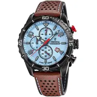 Festina Sport Chronograph Blue Dial Quartz F20519-1 F205191 100M herrklocka blå
