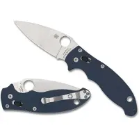 Spyderco Manix 2 CPM SPY27 C101GPCBL2 Cobalt Blue G10 pocket knife