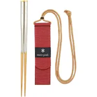 Snow Peak - Kök - Wabuki Collapsible Chopsticks Large för Unisex - Beige