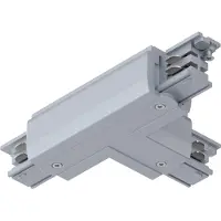 Paulmann 91376 ProRail3 T-Connect Erde Högspänningsystem-komponent T-anslutning ProRail3 Silver