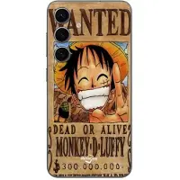 MANIACASE Coque Samsung Galaxy S24 plus One Piece Wanted Poster Monkey D. Luffy