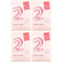 Numbuzin , No.2 Water Collagen 65% Volume Enhancing Beauty Sheet Mask, 4 sheets, 33 ml (1.11 fl oz) each