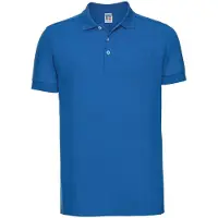 Russell athletic Russell Mens Stretch Short Sleeve Polo Shirt (Azure Blue)