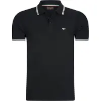 Cappuccino Italia Polo SS Polo Applique Pique Svart