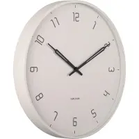 Karlsson väggklocka Stark iron matt warm grey 40 cm KA5950WG