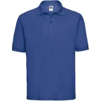 Russell athletic Russell Klassisk polotröja i polycotton för herrar (Ljusa kungliga)