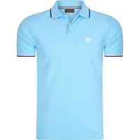 Cappuccino Italia Polo SS Polo Applique Pique Blå