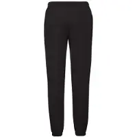 Fruit Of The Loom Joggingbyxor med elastisk mudd för herrar Classic (Svart)