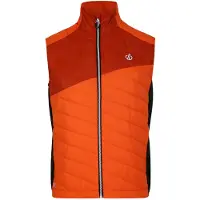 Dare 2b Mens Touring Quilted Lightweight Gilet (Puffins Orange/Rooibos Tea)