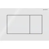 Geberit Manöverplatta Sigma01 fyrkant vit
