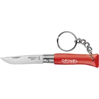 Opinel No. 04RV Keyring pocket knife, Red