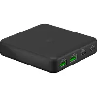 Goobay 65 W USB-C PD GaN multiport laddare svart