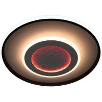 Näve LED taklampa Livana, dimbar, Svart, Vardagsrum / matsal, Metall, Modern, LED-taklampa
