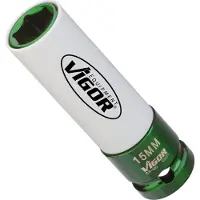 Vigor V2471 Ytter-sexkantig Kraft-hylsnyckelinsats 15 mm 1/2