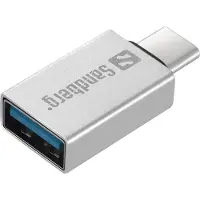 Sandberg - USB-adapter - USB-C (hane) till USB typ A (hona) - USB 3.1 Gen 1