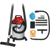 Einhell TC-VC 1815 S, 1250 W, Trummdammsugare, Torr&våt, Dammpåse, 15 l, Filtrering