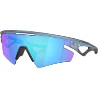Oakley - Solglasögon - Sphaera Slash Matte Trans Stonewash Prizm Sapphire Polarized för Unisex - Grå