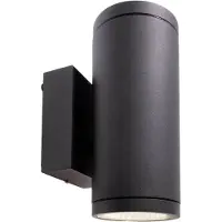 Deko-light Mobby II Double Mobby II Lampa för väggmontering LED fast installerad EEK: G (A - G) 19.90 W LED Svart-grå