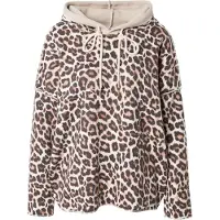 Zwillingsherz Sweatshirt 'Leo' beige / brun / svart
