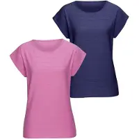Vivance T-shirt indigo / ljusrosa