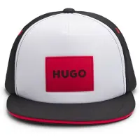 HUGO Kids' foam-front cap with logo badge