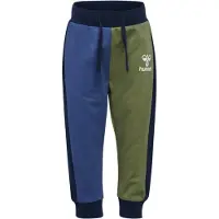 Hummel Sweatpants - hmlAssym - Black Iris m. Logo - - 1 år (80) - Sweatpants
